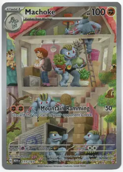 Machoke 177/165 Scarlet & Violet 151 MEW Pokemon TCG Holo IR NM - Image 1