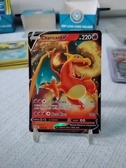 Pokemon TCG Charizard V Crown Zenith 018/159 Holo Ultra Rare NM - Image 1