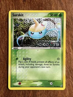 Surskit 78/107 Deoxys Holo Pokemon 2005 - Image 1