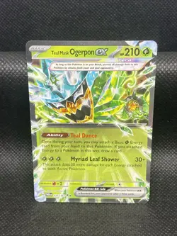 Pokemon Teal Mask Ogerpon EX 25/167 Twilight Masquerade - Image 1