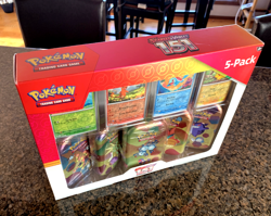 Pokemon Scarlet & Violet 151 5-pack Mini Tins 4 Promos Costco Exclusive - Image 1