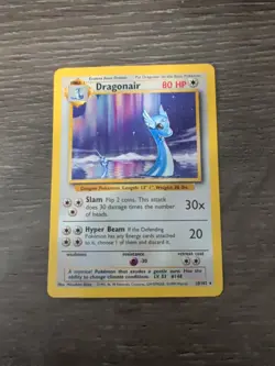 Pokemon Dragonair Base Set 18/102 Uncommon 80 HP English Card MP - Image 1