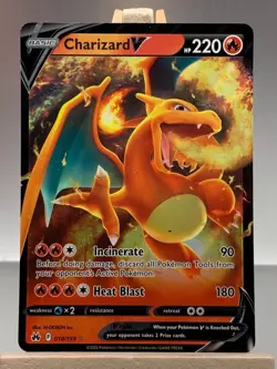Pokemon TCG Charizard V Crown Zenith 018/159 Holo Ultra Rare - Image 1