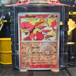 Magmar 151 Reverse Holo Pokemon TCG 126/165 Scarlet & Violet Common - Image 1