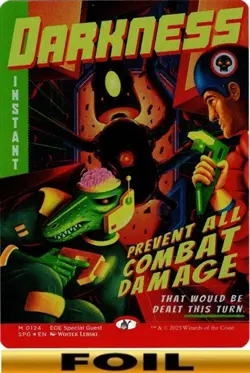 1x - Darkness - FOIL SHOWCASE #124 - Special Guest SPG - NM MTG - Image 1