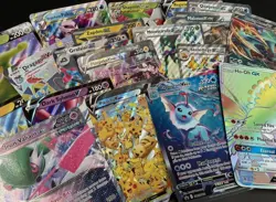Pokemon Lot 5 CARD PACK TCG Cards ONLY ULTRA EX VMAX V VSTAR RADIANT RARE - Image 1