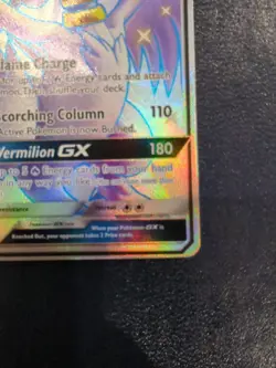 Pokemon TCG Reshiram GX Hidden Fates Shiny Vault Holo Rare Card SV51/SV94 - Image 5