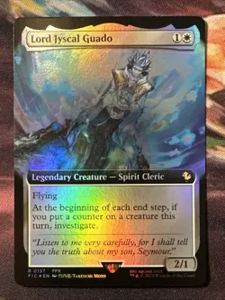 Lord Jyscal Guado - Extended Art FOIL - Final Fantasy #137 Rare, NM - Image 1