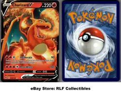 2023 Pokemon, Crown Zenith, #018/159 Charizard V, Holo Ultra Rare - Image 1