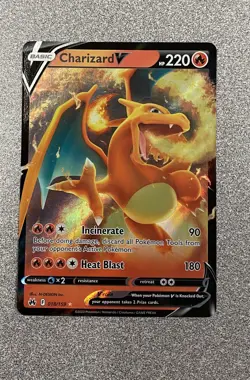 Pokemon TCG Charizard V Crown Zenith 018/159 Holo Ultra Rare - Image 1
