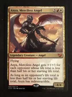 1x Anya, Merciless Angel (41) Commander 2015 LP MTG Magic the Gathering x1 MKE - Image 1