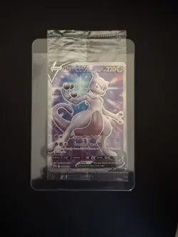 SEALED Mewtwo V SWSH229 Black Star Promo Full Art Holo Pokemon GO TCG 2022 NM - Image 2