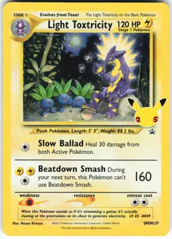 Light Toxtricity SWSH137 Pokemon SWSH: Sword & Shield Promo Cards Promo NM - Image 1