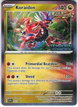 Koraidon - (Prerelease) 091 Pokemon SV: Scarlet & Violet Promo Cards Promo NM - Image 1