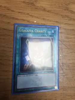 YUGIOH GRACEFUL CHARITY QUARTER CENTURY SECRET RARE 1ST NM RA03-EN116 - Image 3