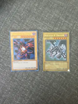 YuGiOh! Red-Eyes Black Dragon - LOB-EN070 - 2002 Original Print - Ultra Rare - Image 1