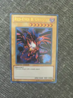 YuGiOh! Red-Eyes Black Dragon - LOB-EN070 - 2002 Original Print - Ultra Rare - Image 3