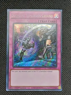Different Dimension Ground - Secret Rare 1st Edition RA04-EN101 - YuGiOh - Image 1