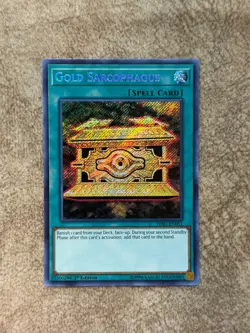 Gold Sarcophagus HISU-EN051 Yu-Gi-Oh 1st Edition NM - Image 1