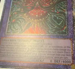 Yu-Gi-Oh! TCG Saint Azamina Illusion Fusion Effect Holo 1st Ed SUDA-EN036 - Image 2