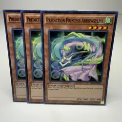 3x Yugioh Prediction Princess Arrowsylph DRL2-EN033 Super Rare - LP-NM 💎 - Image 1
