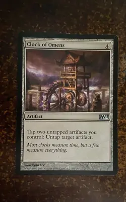 MTG Clock of Omens LP Light Play Magic 2013 [1905] - Image 1