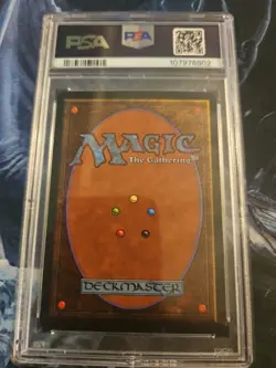 1994 Magic The Gathering Shivan Dragon Revised Edition PSA 6 EX-MT VERY LOW POP! - Image 2