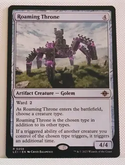 MTG Roaming Throne Regular Lost Caverns of Ixalan #258 Near Mint - Image 1