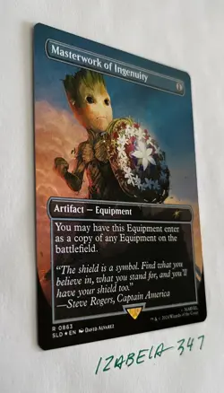 MTG Masterwork of Ingenuity RAINBOW FOIL Secret Lair x MARVEL #0863 NM/M - Image 2