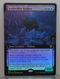 Foil Icebreaker Kraken (Extended Art) - KHM - 345 - Kaldheim - Image 1
