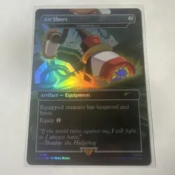 Magic the Gathering MTG Sonic Secret Lair Air Shoes Rainbow Foil SP - Image 1