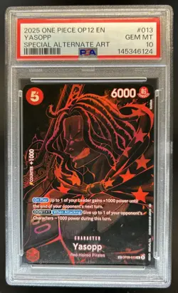 2025 One Piece Legacy of the Master Yasopp Special Alt Art #OP09-013 PSA 10 - Image 1