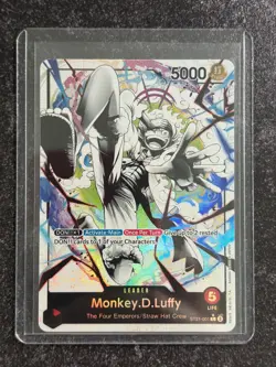 2024 One Piece Starter Deck Monkey.D.Luffy Alt Art Leader ST21-001 - Image 1