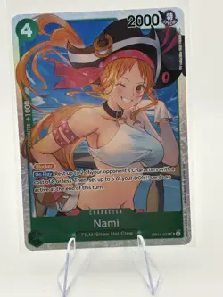 Nami OP14-031 (SR) – The Azure Sea’s Seven – One Piece TCG – English Super Rare - Image 1