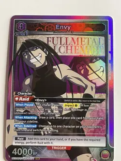 UNION ARENA UA37BT/FMA-1-077 Envy Parallel Super Rare SR* Fullmetal Alchemist - Image 1