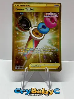 Pokemon Power Tablet 281/264 Fusion Strike Sword & Shield SECRET RARE - Image 1