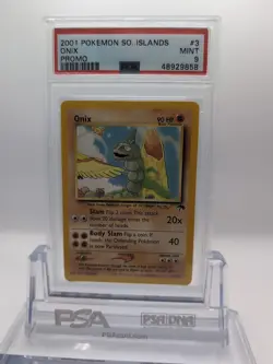Pokemon 2001 Southern Islands Promo #3 Onix PSA 9 - Image 1