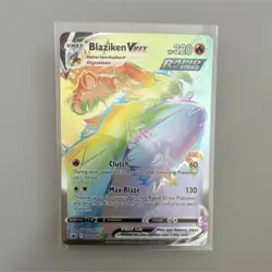 Pokemon Blaziken VMAX 200/198 Chilling Reign Secret Rare Full Art Holo HP320 - Image 1