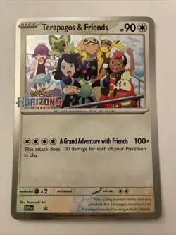 Pokemon Horizon Terapagos and Friends Oversized Jumbo Promo Card Stamp English - Image 1