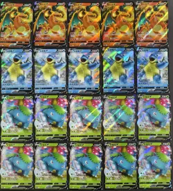 Charizard Blastoise Venusaur RR V Pokemon Chinese Holo Lot 20 NE40 - Image 1