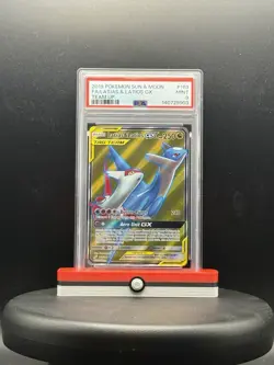 2019 Pokemon Sun & Moon Team Up Latias & Latios GX #169 Full Art PSA 9 Mint - Image 1