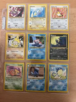 Yuka Morii NM (Unlimited) COMPLETE Pokemon NEO REVELATION Set 20-Card COMMON - Image 4