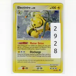 Pokemon TCG Electivire 025/132 DPP Secret Wonders Holo Rare Card EN-MP 2007 - Image 3
