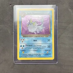 Dark Vaporeon 9/110 Legendary Collection Holo Rare 60 HP Pokemon Card 2002 - Image 1