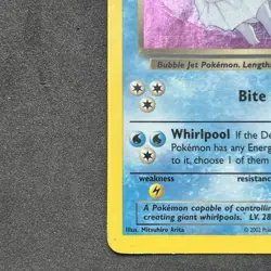 Dark Vaporeon 9/110 Legendary Collection Holo Rare 60 HP Pokemon Card 2002 - Image 4