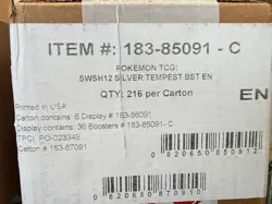 Pokemon TCG SWSH12 Silver Tempest 6-Booster Box Case SEALED NEW - Image 3