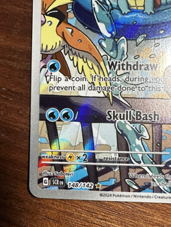 Squirtle Illustration Rare Pokemon Stellar Crown 148/142 - Image 3