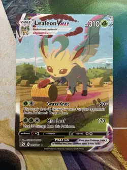 Pokemon Card Lot Full Art Alt Art Fire Leafeon Vmax Evolving Skies Damaged - Image 1