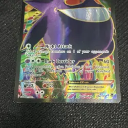 Pokemon Gengar EX 114/119 XY Phantom Forces Full Art Ultra Rare Holo Card - Image 3