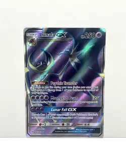 Pokemon TCG Lunala GX 141/149 SM Base Set Ultra Rare Full Art Holo NM - Image 1